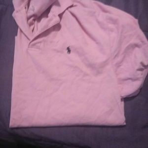 Pink polo shirt